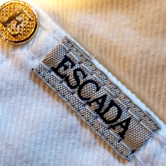 Denim - Vintage Escada White Jeans